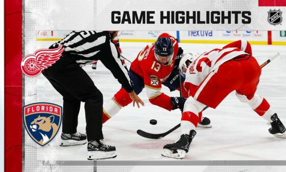 Red Wings @ Panthers 12/8 | NHL Highlights 2022