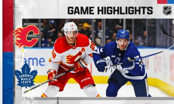 Flames @ Maple Leafs 12/10 | NHL Highlights 2022