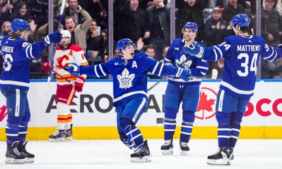Marner puts an exclamation mark on the Leafs point streak❗️