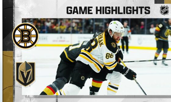 Bruins @ Golden Knights 12/11 | NHL Highlights 2022