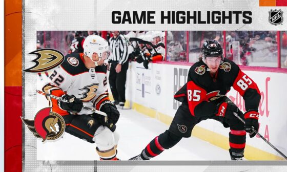 Ducks @ Senators 12/12 | NHL Highlights 2022