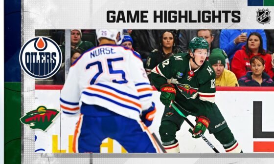 Oilers @ Wild 12/12 | NHL Highlights 2022