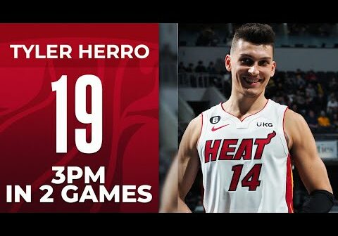 Tyler Herro's Heat Record 19 3PM in 2 Games ☔️