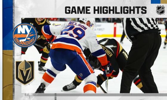 Islanders @ Golden Knights 12/17 | NHL Highlights 2022