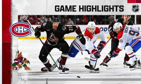 Canadiens @ Coyotes 12/19 | NHL Highlights 2022