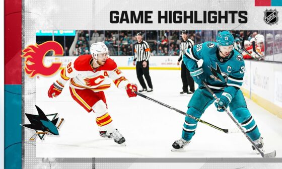 Flames @ Sharks 12/20 | NHL Highlights 2022