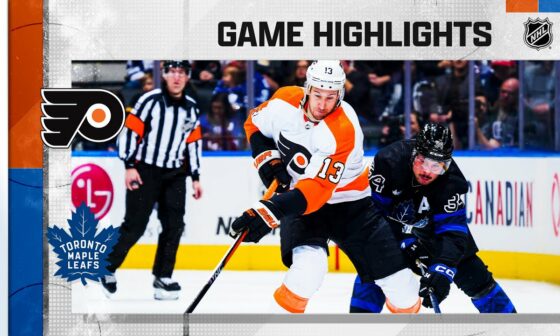 Flyers @ Maple Leafs 12/22 | NHL Highlights 2022