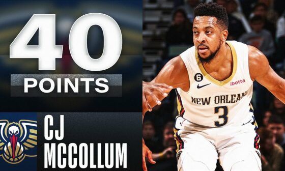 CJ McCollum Goes Off 40 Points In Pelicans Win! | December 22, 2022