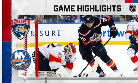 Panthers @ Islanders 12/23 | NHL Highlights 2022