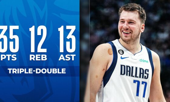 Luka Drops Another TRIPLE-DOUBLE In Just 34 Minutes | December 29, 2022