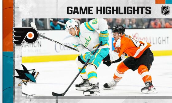 Flyers @ Sharks 12/29 | NHL Highlights 2022