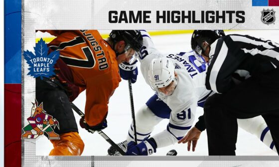 Maple Leafs @ Coyotes 12/29 | NHL Highlights 2022