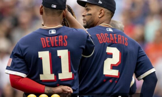 Raffy IG story on Bogaerts: “Thanks for teaching me a lot of things, I’ll always admire you as a person and ballplayer. You’re a role model.”