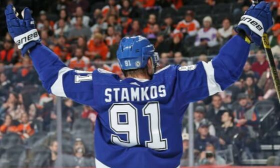 Lightning's Steve Stamkos Becomes 95th NHL Player To Reach 1,000-Point Milestone