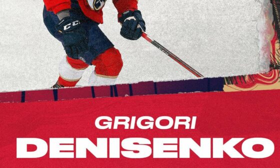We have recalled forward Grigori Denisenko from @checkershockey.