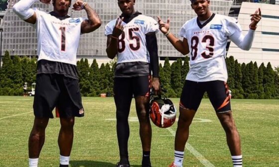For all three Bengal WRs to hit 1k on the year, here’s what they have to avg over the final 4 games: Uno: 44.75 ypg Higgz: 34.75 ypg TBoyd: 86.25 ypg