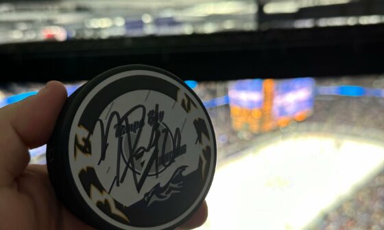 Checking in from 321 with a Paul mystery puck!