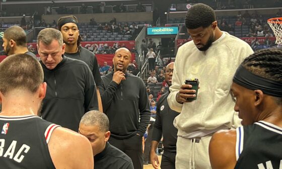 At the game : What do you all think PG drinking on the bench? Coffee or tea guy?