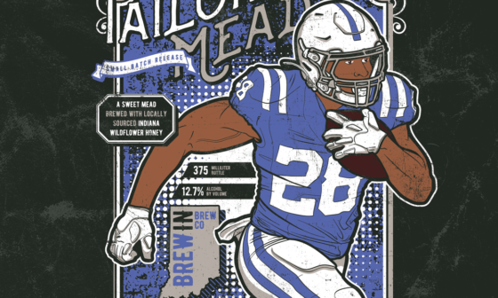 I'm a designer that takes NFL players and turns them into fake craft beer labels - Sharing some of my Colts designs with you this morning.