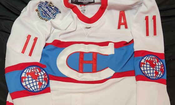 Winter Classic 2016. The Globe on the sleeves was actually the main crest on the chest in 1924-25. The classic CH was on the sleeves.The "C was white and the "H" was red that season according to my sources. If you know more of the history , please educate me.
