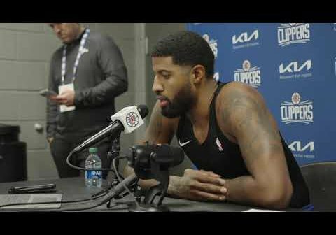 Paul George postgame; Clippers beat the Hornets