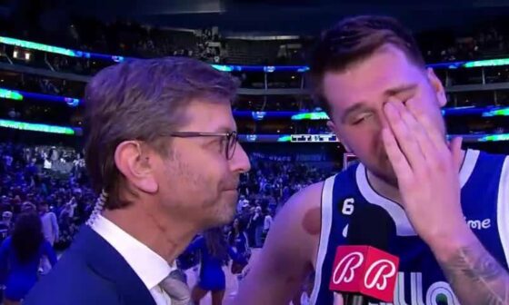 Luka after recording the first 60/20/10 statline in NBA history: "I'm tired as hell, I need a recovery beer."
