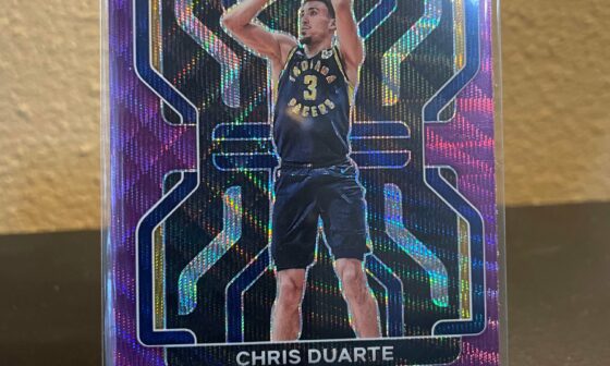 Chris Duarte Purple Wave Rookie- $5 Shipped