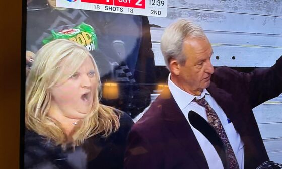 When you arrive at the Dome and you realize you got Barbs seat behind the bench.