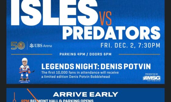 Potvin Socks will be available at Islanders Team store tonight.