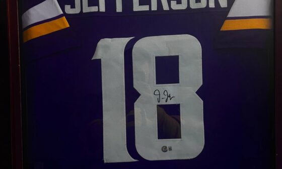 My prized possession! I will have this until the day I die! SKOL Vikes!