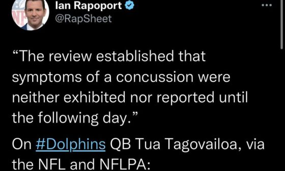 A message from the NFLPA regarding the recent events surrounding Tua’s health
