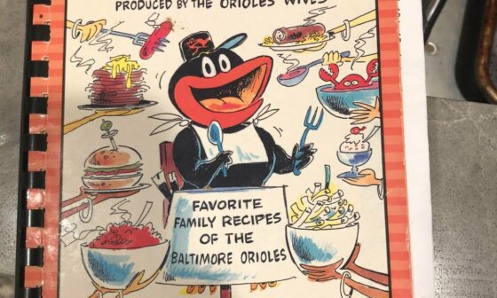 My mom still uses this Orioles cookbook every Christmas.