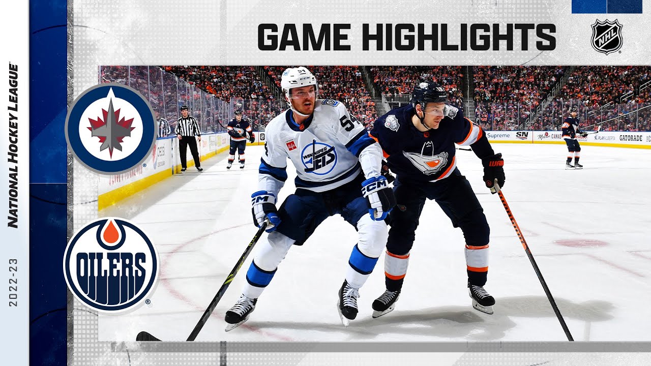 Jets @ Oilers 12/31 | NHL Highlights 2022