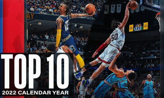NBA Top 10 Dunks of the Calendar Year 🔥