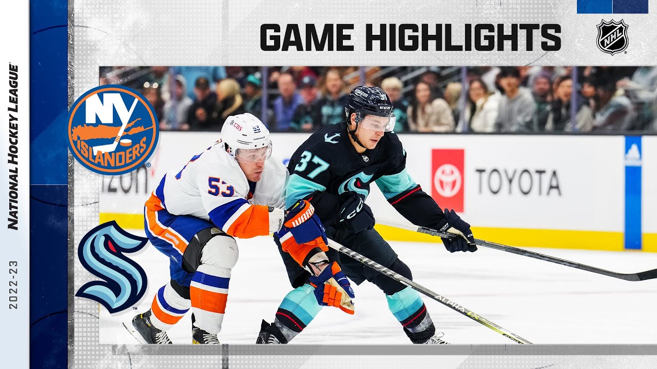 Islanders @ Kraken 1/1 | NHL Highlights 2023