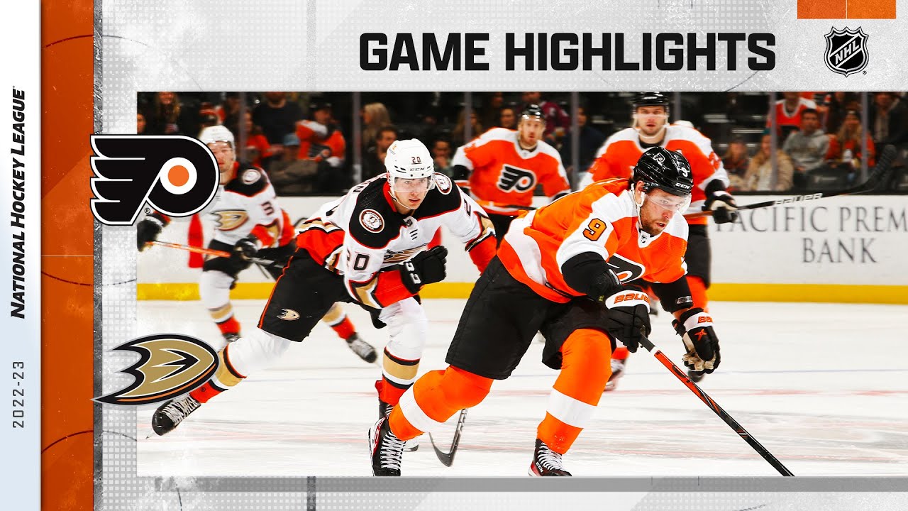 Flyers @ Ducks 1/2 | NHL Highlights 2023