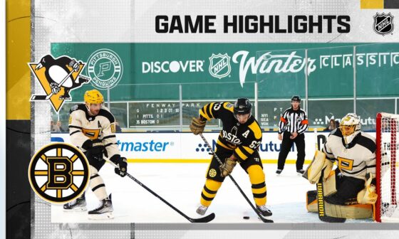 2023 Winter Classic | Penguins @ Bruins 1/2 | NHL Highlights 2023