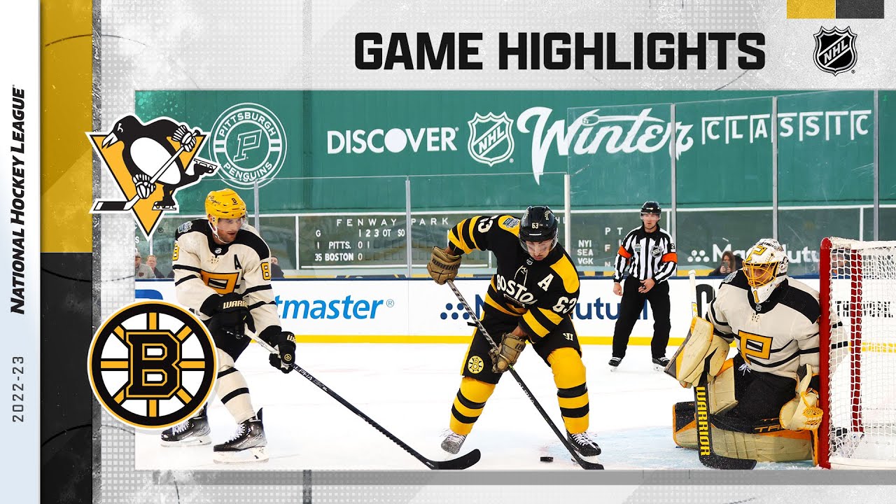 2023 Winter Classic | Penguins @ Bruins 1/2 | NHL Highlights 2023