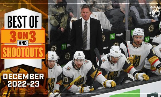 Best 3-on-3 Overtime and Shootout Moments from December | NHL 2022-23