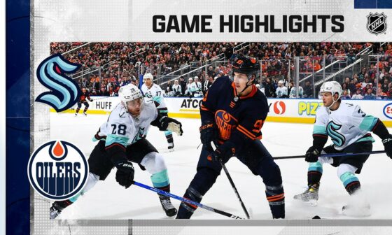 Kraken @ Oilers 1/3 | NHL Highlights 2023