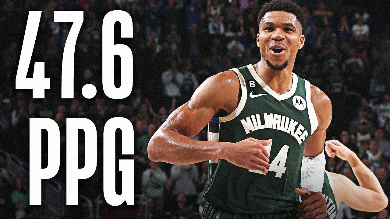 Giannis Antetokounmpo's Scoring Streak Continues 🔥 | 47.6 PPG & 17.3 RPG