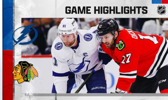 Lightning @ Blackhawks 1/3 | NHL Highlights 2023