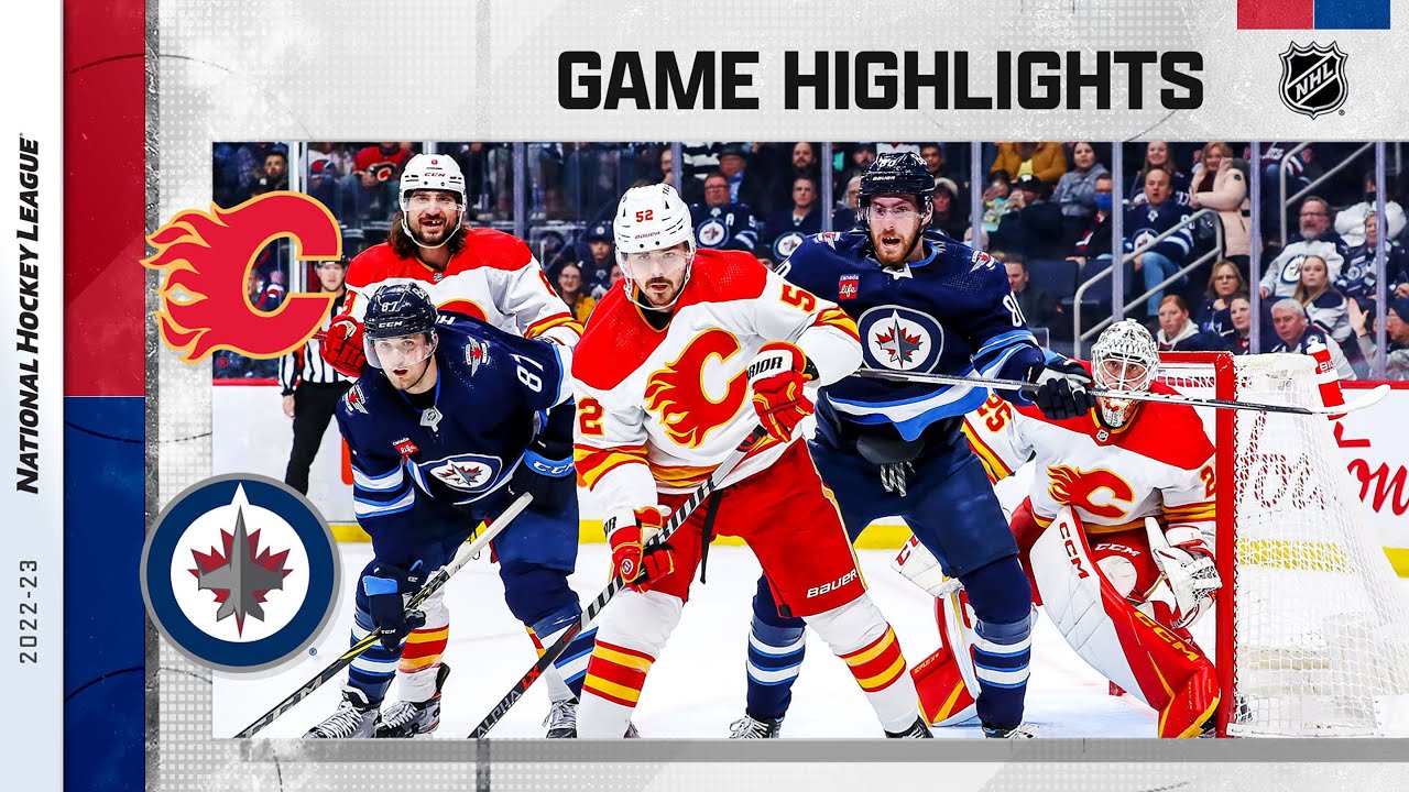 Flames @ Jets 1/3 | NHL Highlights 2023