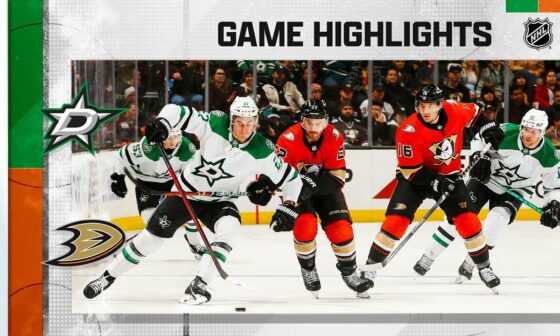 Stars @ Ducks 1/4 | NHL Highlights 2022