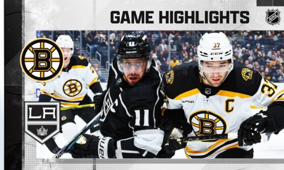 Bruins @ Kings 1/5 | NHL Highlights 2023