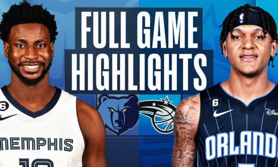 GRIZZLIES at MAGIC | FULL GAME HIGHLIGHTS | January 5, 2023