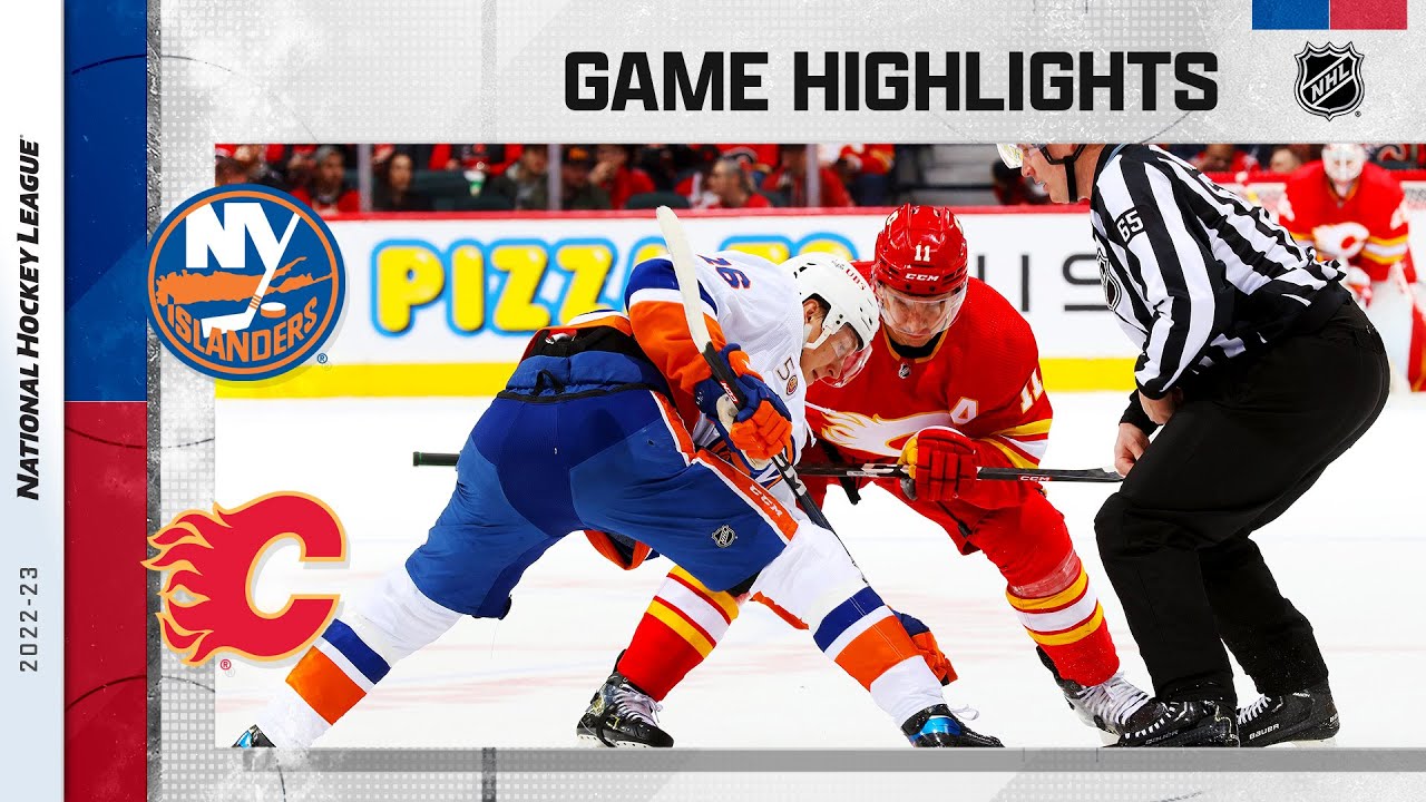 Islanders @ Flames 1/6 | NHL Highlights 2023