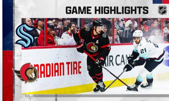 Kraken @ Senators 1/7 | NHL Highlights 2023