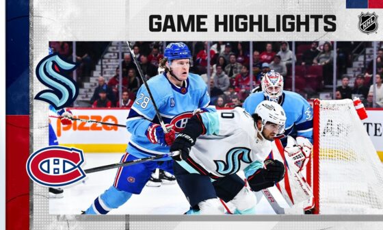 Kraken @ Canadiens 1/9 | NHL Highlights 2023