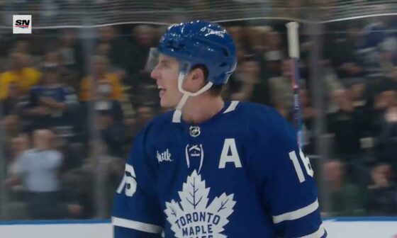 Mitch Marner's record-tying goal is as clutch as they come!